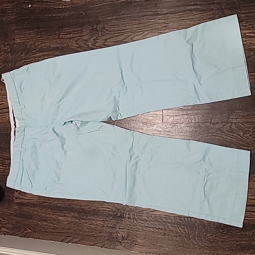 The Limited The Drew Fit 100% Cotton Robins Egg Blue Straight Leg Sz 12